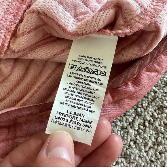 LL Bean Airlight Knit Pullover Size Large Petite - Picture 5 of 6